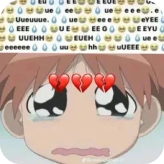 Telegram sticker 💔 I wanna kms@s3jj3b
