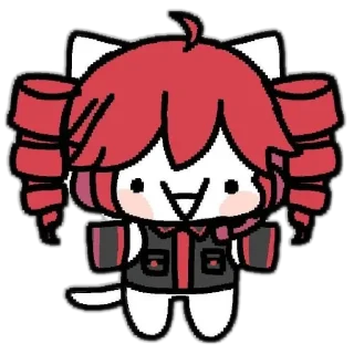 Telegram sticker 🪑 Kasane Teto