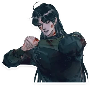 Video sticker 🙇‍♀ Tiān Guān Cì Fú (1) by Kou