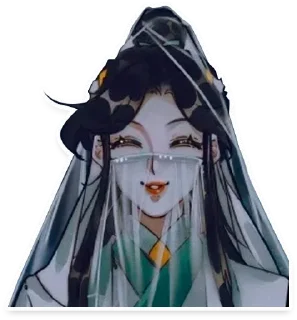 Telegram sticker 😀 Tiān Guān Cì Fú (1) by Kou