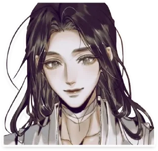 Telegram sticker ☺️ Tiān Guān Cì Fú (1) by Kou