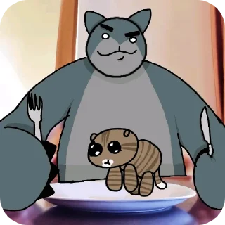 Telegram sticker 🍽 Mewgenics