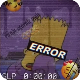 Telegram sticker 👍 Sad Bart by nths