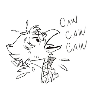 Telegram sticker 🐦 Edgar Doré