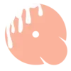 Sticker 🍑 Peaches & Cream 🍑🍦 @lamourstudios