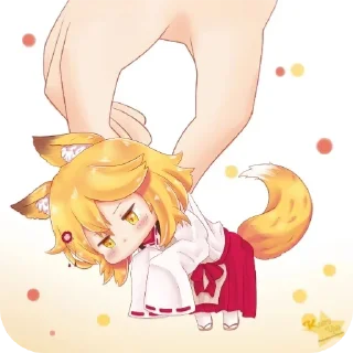 Telegram sticker 😡 Лисчк Снеко и ушастики-хвостатики 2