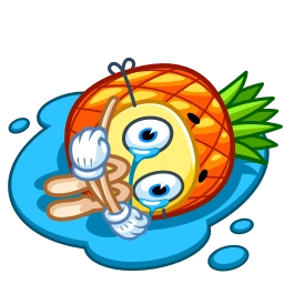 Telegram stiker 😭 Pineapple