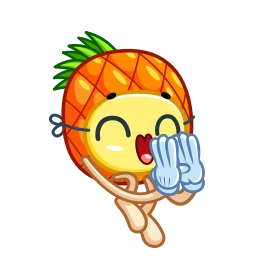 Telegram sticker 👏 Pineapple