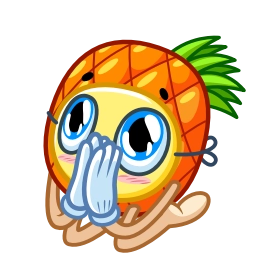 Telegram stiker 🥺 Pineapple