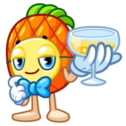 Telegram stiker 🍹 Pineapple