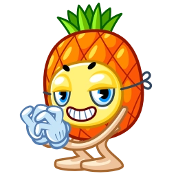 Telegram sticker 😈 Pineapple