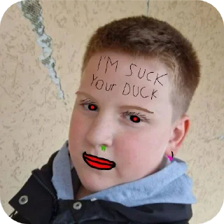 Telegram sticker 🤲 Пидор Сифон