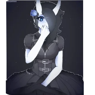 Telegram sticker 🖼 Спуки милашка🩵