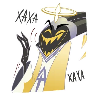 Telegram sticker 🤣 Адам — (Отель Хазбин) / Adam — (Hazbin Hotel)