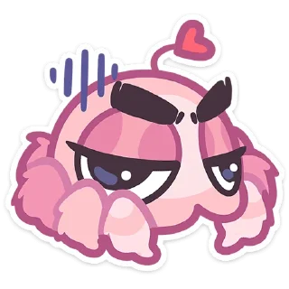 Video sticker 🤨 Паучок Пряник от @TgSticker