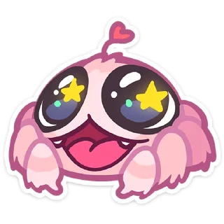 Sticker 🤩 Паучок Пряник от @TgSticker