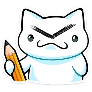 Telegram sticker ⭐ Кисятки  @TgSticker