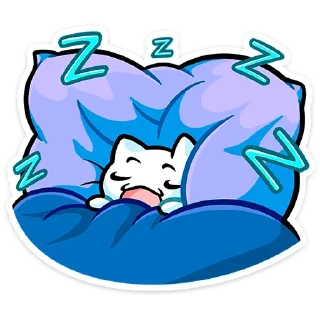 Video sticker 😴 Кисятки  @TgSticker