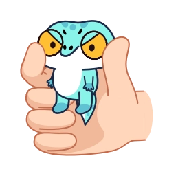 Sticker 🤩 Геккон @TgEmojis