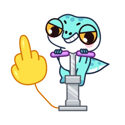 Sticker 🤩 Геккон @TgEmojis