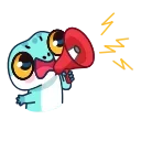 Video sticker 🤩 Геккон @TgEm...