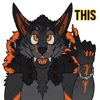 Telegram sticker 🥸 Fengrimir Blade