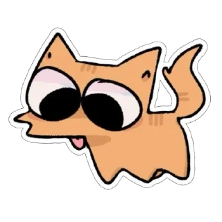 Telegram sticker 😛 silly kittens (by @chavellkaa)