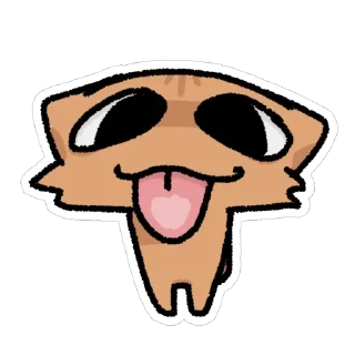 Sticker 😛 silly kittens (by @chavellkaa)