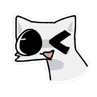Telegram sticker 😉 silly kittens (by @chavellkaa)