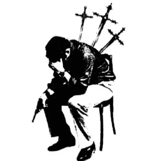 Sticker ☹ @pleasegodimtired