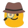 Sticker 🤠 Blobmoji static