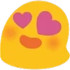 Sticker 😍 Blobmoji static