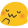 Video sticker 😌 Blobmoji static