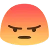 Video sticker 😡 Blobmoji static