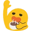 Sticker ☕️ Blobmoji static