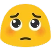 Sticker 🥺 Blobmoji static