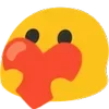 Sticker ❤️ Blobmoji static