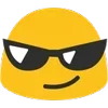 Sticker 😎 Blobmoji static