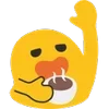 Sticker ☕️ Blobmoji static
