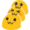 Sticker 😋 Blobmoji static