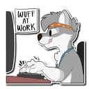 Telegram sticker 🖥 WolfPupTKStickers
