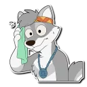 Telegram sticker 😰 WolfPupTKStickers