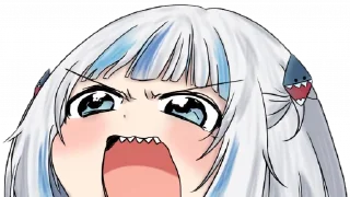 Sticker 😠 Gawr Gura