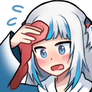 Telegram sticker 😥 Gawr Gura