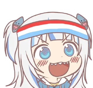 Telegram sticker 😆 Gawr Gura