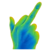 Sticker 🖕 thermal @kotletovvemoji