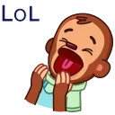 Sticker 😂 Monkey Puppet