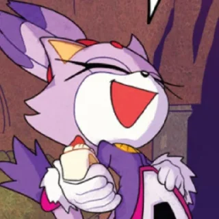 Telegram sticker 😆 Blaze the cat :: Lauret