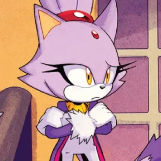 Telegram sticker 🤨 Blaze the cat :: Lauret