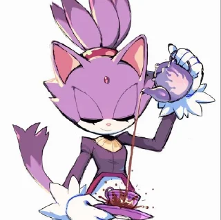 Video sticker 🫖 Blaze the cat :: Lauret